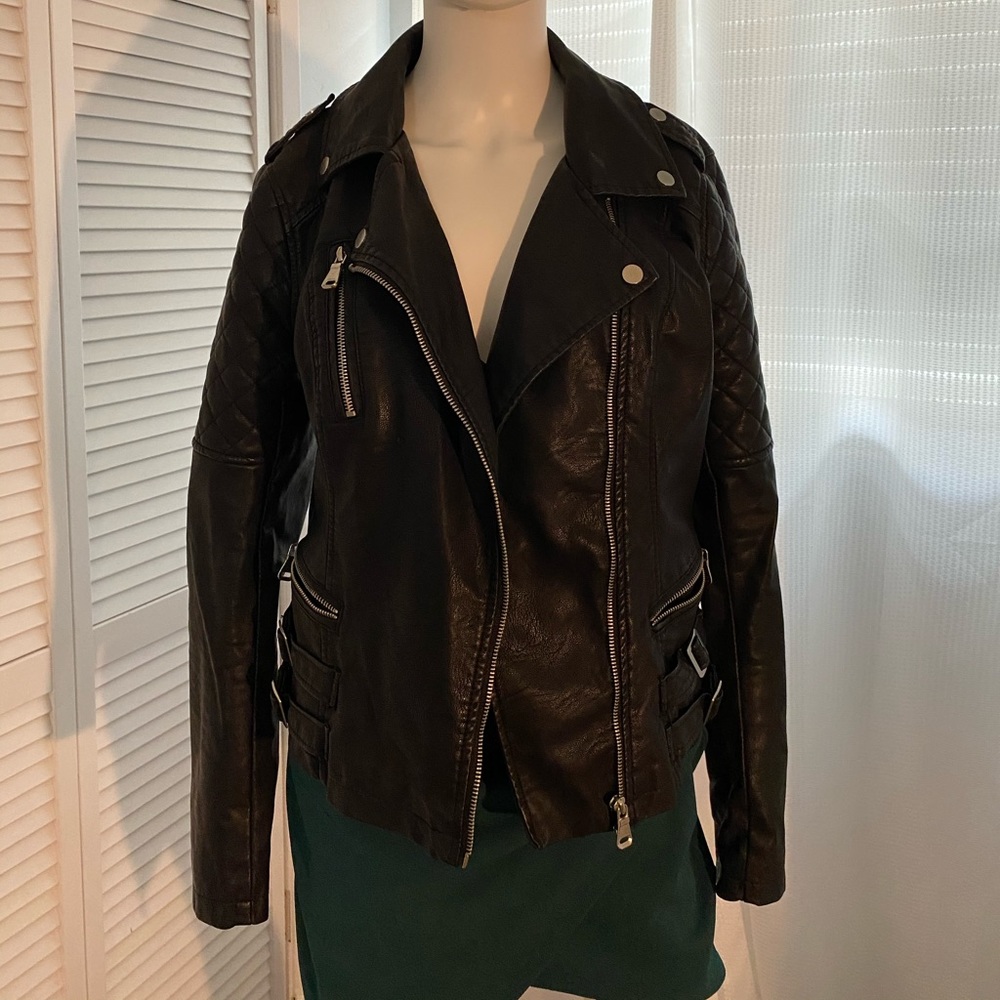 LuLus CiSono Faux Leather Jacket